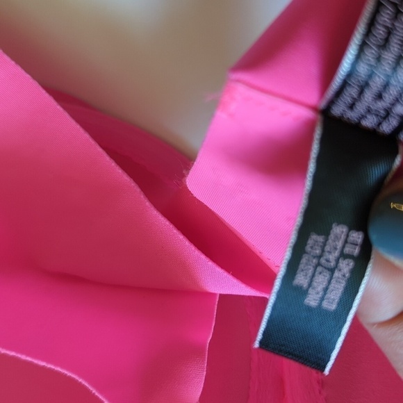 Victoria Secret Lined Perfect Coverage Bright Hot Pink Bra Size 34D Barbie core - Picture 8 of 12